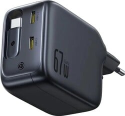 Sieťová nabíjačka Baseus EnerCore CJ11 s káblom USB-C, 67 W, 2x USB-C, čierna