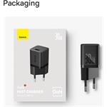 Sieťová nabíjačka Baseus GaN5 30W s káblom USB-C/USB-C 100W