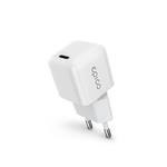 Sieťová nabíjačka Epico 30W GaN + 1,2 m kábel USB-C - biela