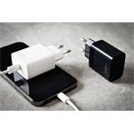 Sieťová nabíjačka FIXED s výstupom USB-C a podporou PD, 20 W, čierna