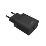 Sieťová nabíjačka FIXED s výstupom USB-C a podporou PD, 20 W, čierna