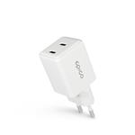 Sieťová rýchlonabíjačka Epico UltraBoost GaN 35W EA35 - biela