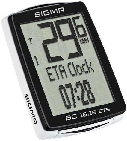 SIGMA cyklopočítač BC 16.16 STS CAD - bezdrôtový 01618