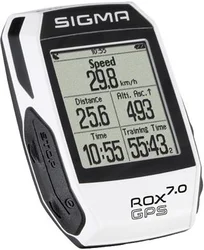 SIGMA cyklopočítač ROX 7.0 GPS - bezdrátový bílý
