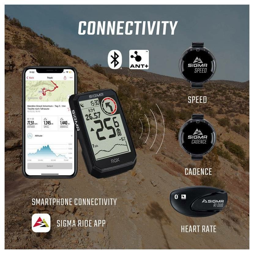 SIGMA ROX 4.0 Endurance HR Set  černá