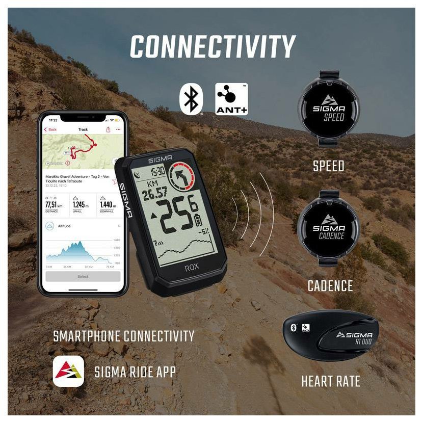 SIGMA ROX 4.0 Endurance HR Set čierna