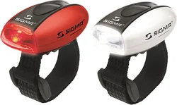 SIGMA Sada MICRO červená + bílá / LED-červená + bílá 17243 - Příslušenství na kolo - Osvětlení