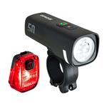 SIGMA sada svetiel - predné + zadné AURA 50 + HIRO 10