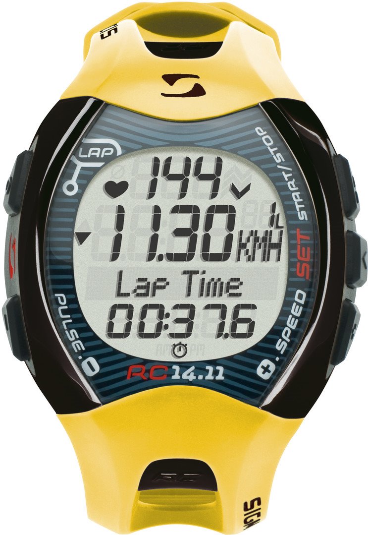 SIGMA sporttester RC 14.11 žlutá