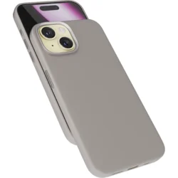 Silikónové puzdro Epico Mag+ pre iPhone 16 Plus - béžovo-titánové