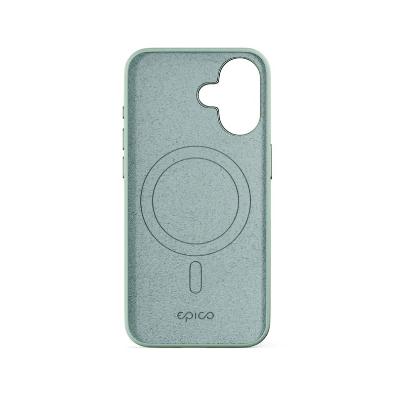 Silikónové puzdro Epico Mag+ pre iPhone 16 Plus - mätovo zelené