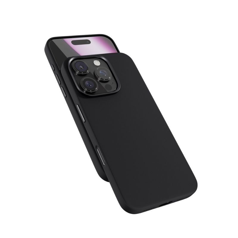 Silikónové puzdro Epico Mag+ pre iPhone 16 Pro - čierne