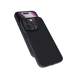 Silikónové puzdro Epico Mag+ pre iPhone 16 Pro - čierne