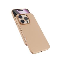 Silikónové puzdro Epico Mag+ pre iPhone 16 Pro - Desert Titanium