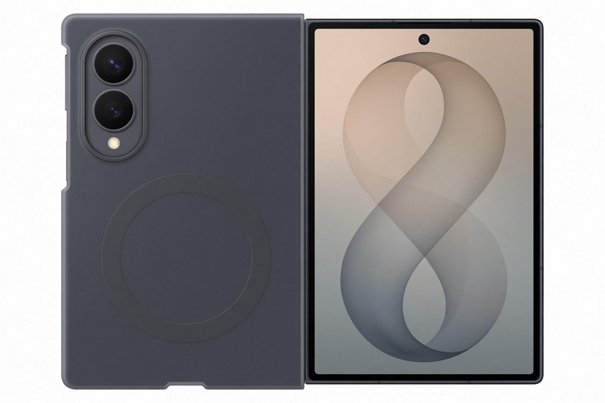 Silikónové puzdro Samsung s magnetom pre Galaxy Z Fold8, grafitové