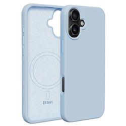 Silikónové TPU puzdro Etteri Mag pre iPhone 16 svetlo modré