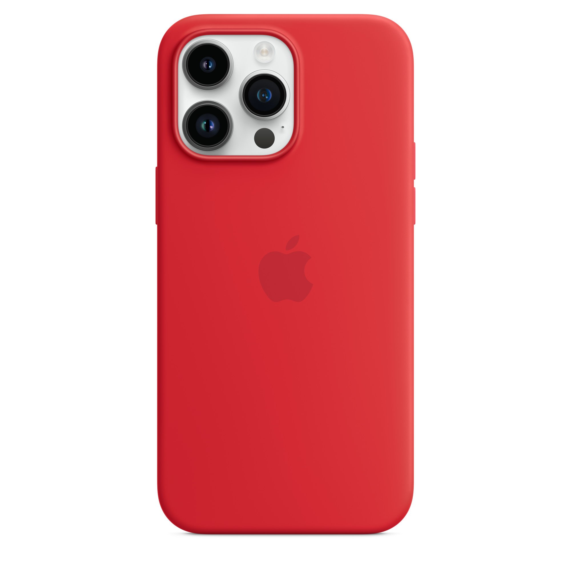 Silikónový kryt Apple iPhone s MagSafe na iPhone 14 Pro Max, červený (VÝROBOK)ČERVENÝ