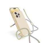Silikónový kryt EPICO so šnúrkou na zavesenie pre iPhone 14 Pro Max (6,7") - ružový