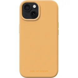 Silikónový ochranný kryt iDeal Of Sweden pre iPhone 15 Apricot