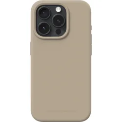 Silikónový ochranný kryt iDeal Of Sweden pre iPhone 15 Pro Beige