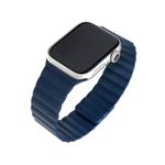 Silikónový remienok FIXED Magnetic Strap s magnetickým zapínaním pre Apple Watch 42 mm/44 mm, modrý FIXMST-434-BL