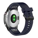 Silikónový remienok FIXED pre Garmin QuickFit 20 mm, modrý