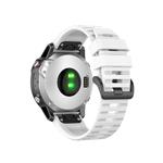 Silikónový remienok FIXED pre Garmin QuickFit 22 mm, biely