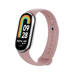 Silikónový remienok FIXED pre Xiaomi Mi Band 8/Smart Band 9, ružový
