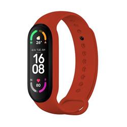 Silikonový řemínek FIXED Silicone Strap pro Xiaomi Band 7/ Mi Band 6/ Mi Band 5, červený