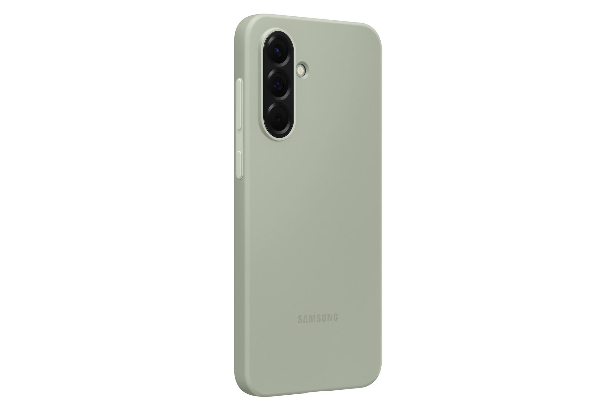 Silikónový zadný kryt Samsung pre Galaxy A56 zelený