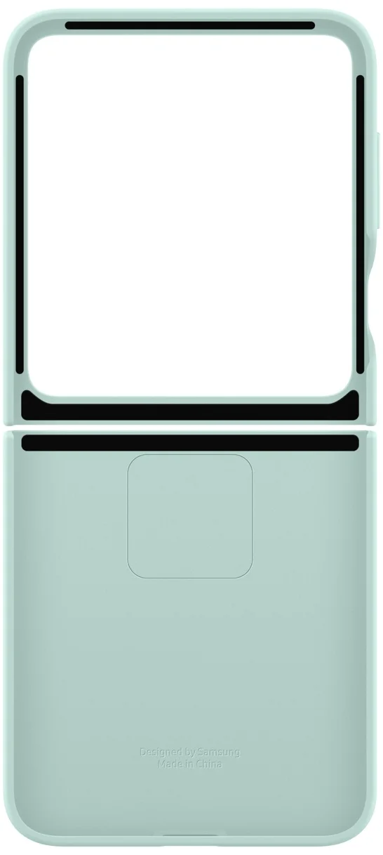 Silikónový zadný kryt Samsung pre Z Flip6 mint