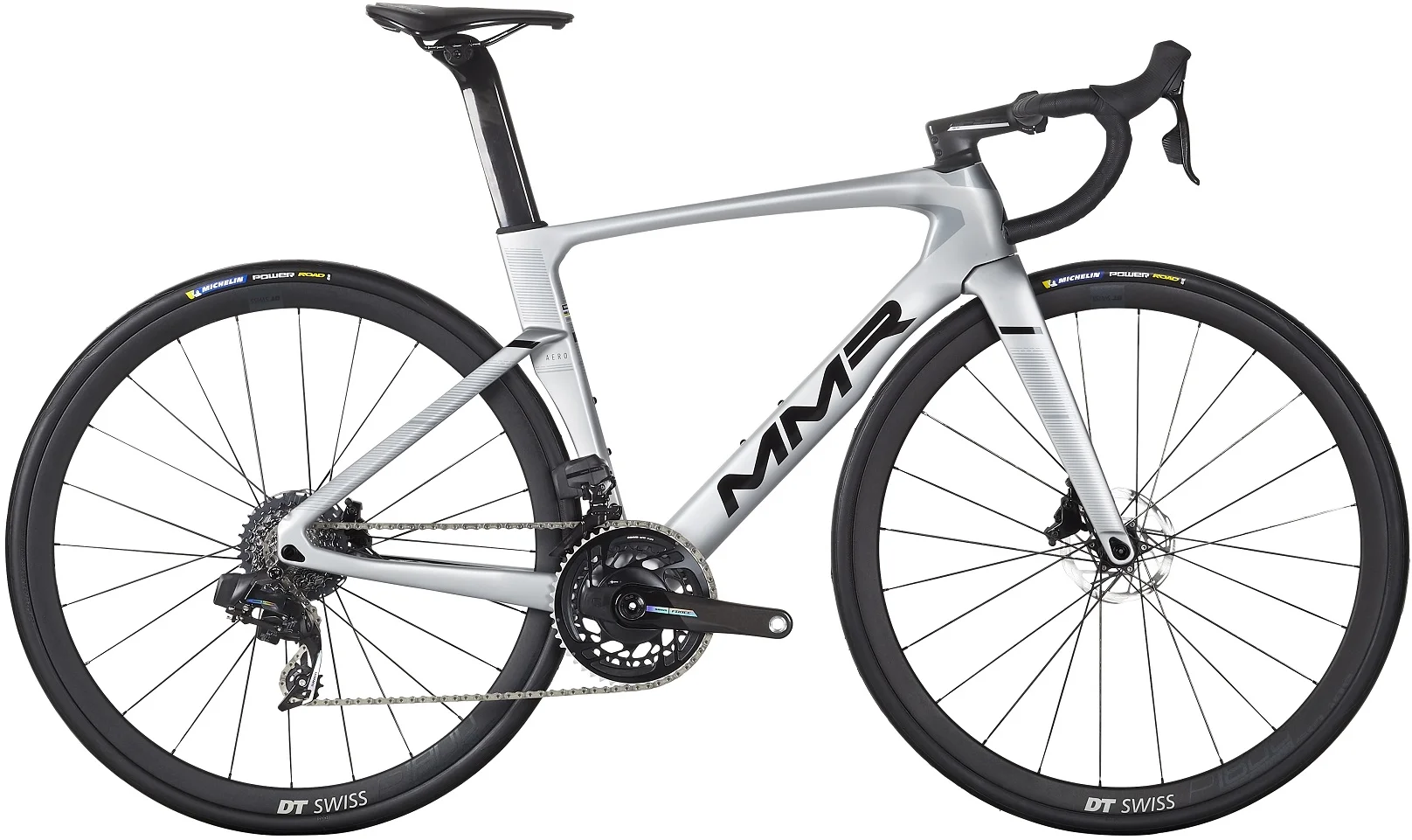 Silniční kolo MMR ADRENALINE AERO 10 - Silver N Black - vel.L 24/2025