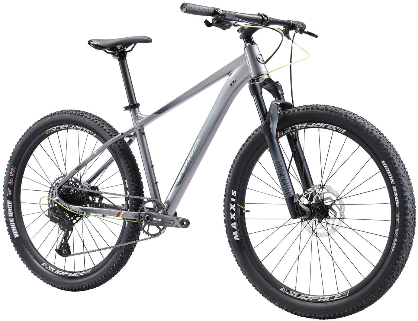 SILVERBACK 2022 Splash SX - Sivá/mätovo zelená - 17"/M