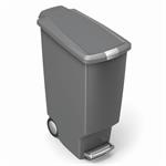 Simplehuman Pedálový odpadkový kôš 40 l, úzky, sivý plast