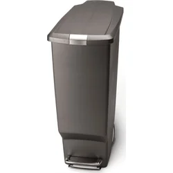 Simplehuman Pedálový odpadkový kôš 40 l, úzky, sivý plast