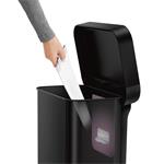 Simplehuman Pedálový odpadkový koš 45 l, matná černá ocel, kapsa na sáčky