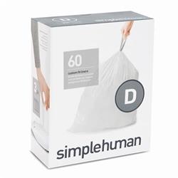 Simplehuman Sáčky do odpadkového koše 20 l, typ D, 3 x 20 ks ( 60 sáčků ) WP