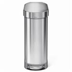 Simplehuman Úzký pedálový odpadkový koš Slim 45 l, kartáčovaná nerez ocel