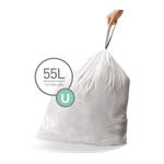 Simplehuman Vrecia na odpad 55 l, typ U, 3 x 20 ks ( 60 vriec )