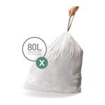 Simplehuman Vrecia na odpad 80 l, typ X, 3 x 20 ks ( 60 vriec )