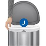 Simplehuman Vrecia na odpadky 30-45 l, typ J, 3 x 20 ks ( 60 vriec )