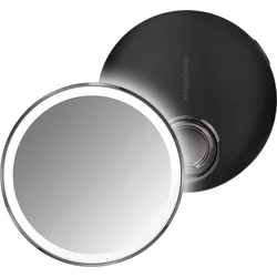 Simplehuman Vreckové kozmetické zrkadlo Sensor Compact, LED svetlo, 3x zväčšenie, čierne