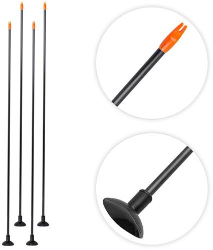 Šípy s gumovým hrotom inSPORTline Gumson 26" 4ks