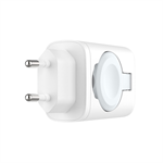 Síťová nabíječka FIXED Power Socket s USB-A a USB-C, Apple Watch, 33W, bílá
