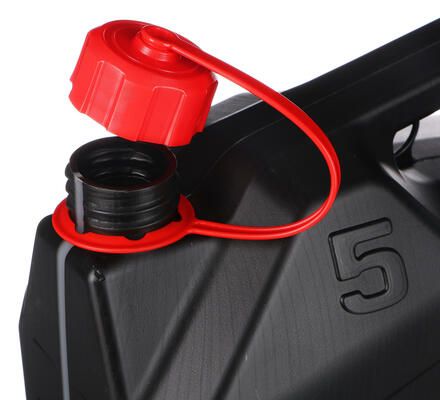 Sixtol Plastový kanister MECHANIC FUEL CANISTER 5L, čierny