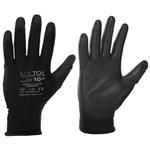 Sixtol Polyesterové pracovné rukavice čiastočne zmáčané polyuretánom GLOVE PE-PU 10"