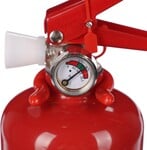 SIXTOL Práškový hasiaci prístroj FIRE STOP 1 kg, ABC, celokovový, vrátane kovového držiaka