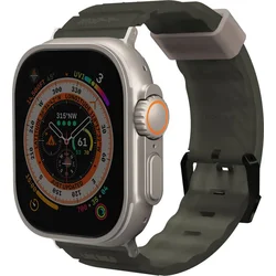 SKINARMA Shokku remienok pre Apple Watch 49/45/44/42 mm, tmavo olivová