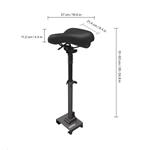 Skladacie polstrované sedadlo pre kolobežku Xiaomi M365/Essential/1S/Scooter 3 (Bulk)
