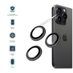 Sklo na fotoaparát FIXED Armor pre Apple iPhone 17 Pro/Pro Max, čierne